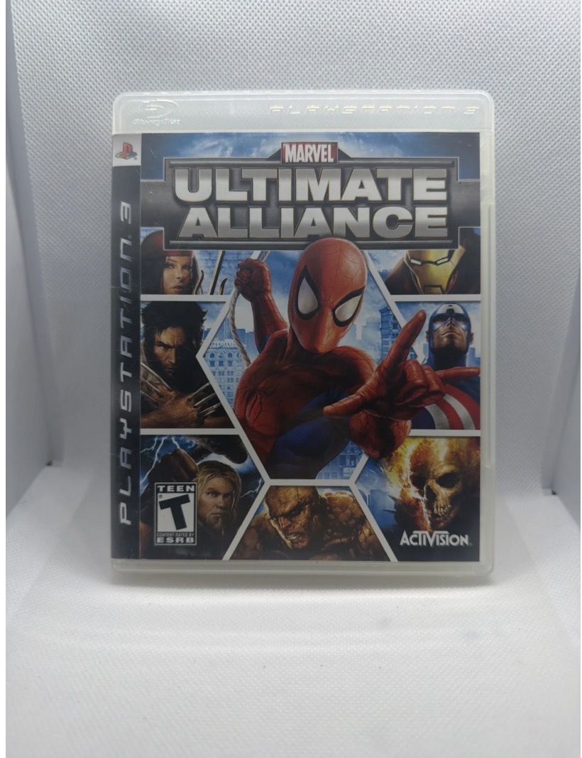 Marvel Ultimate Alliance Playstation 3, cib, traded in to Cart-A-Vision