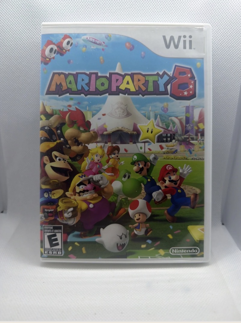 Mario Party 8 Wii, cib, traded in to Cart-A-Vision