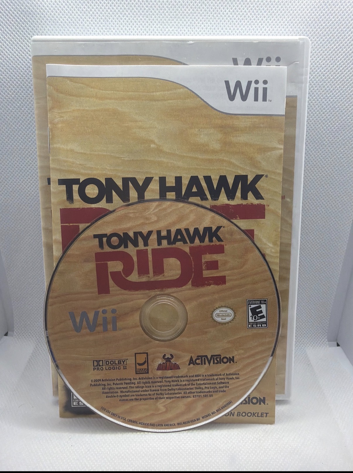 Tony Hawk: Ride Wii, cib, traded in to Cart-A-Vision